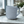 Hand built porcelain cup with folded base