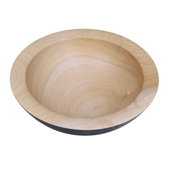 maple wood  black bowl corin flood 